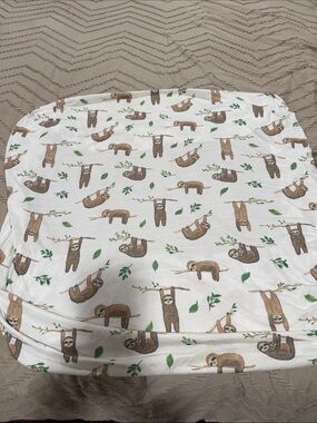 Copper Pearl Premium Knit Fitted Crib Sheet - Noah
